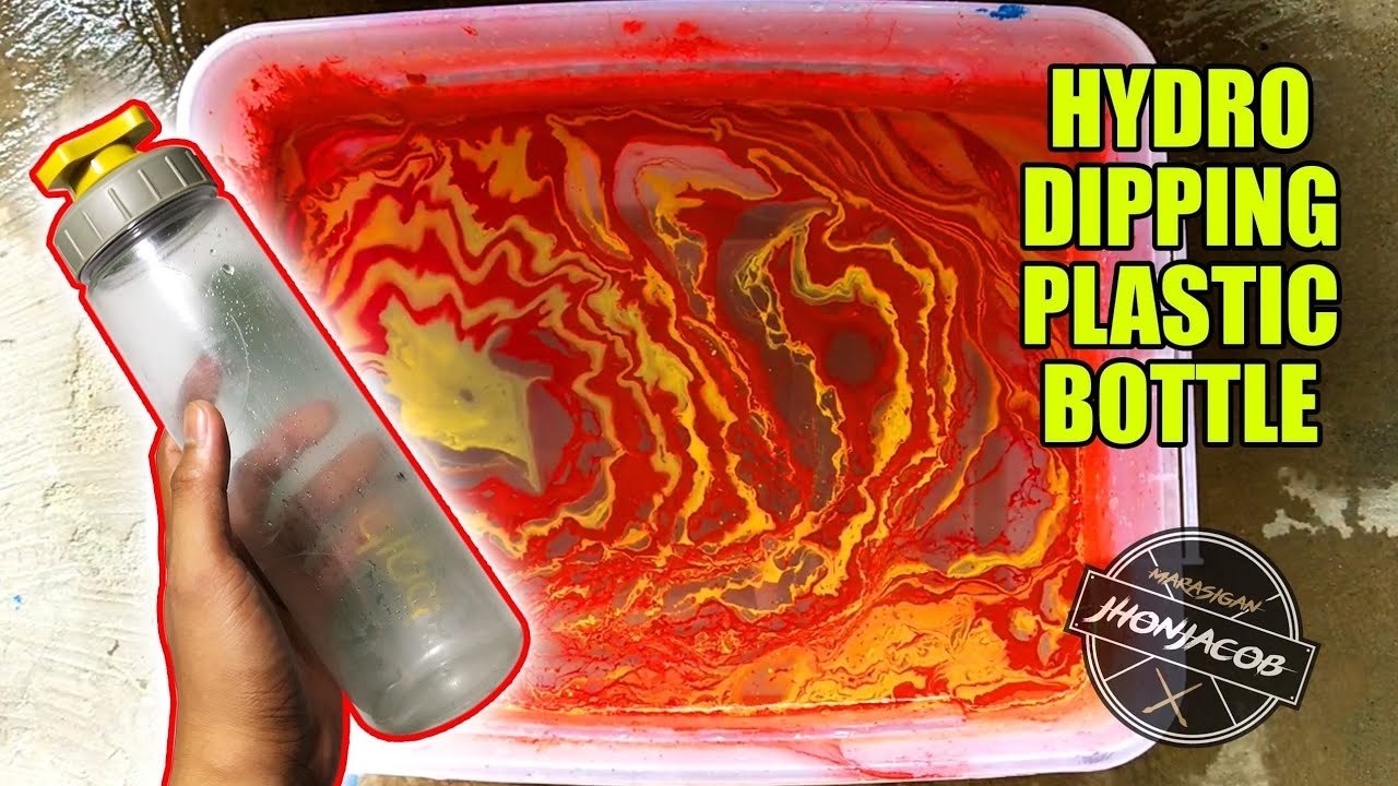 HYDRO DIPPING A PLASTIC BOTTLE!!!