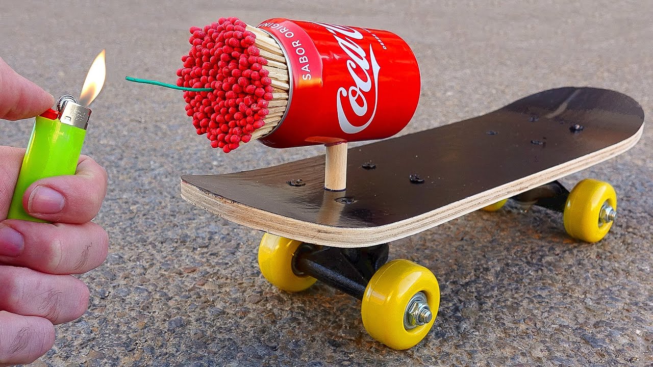 Herstellung Eines Skateboards Mit RAKETEN-ANTRIEB 🛹🔥