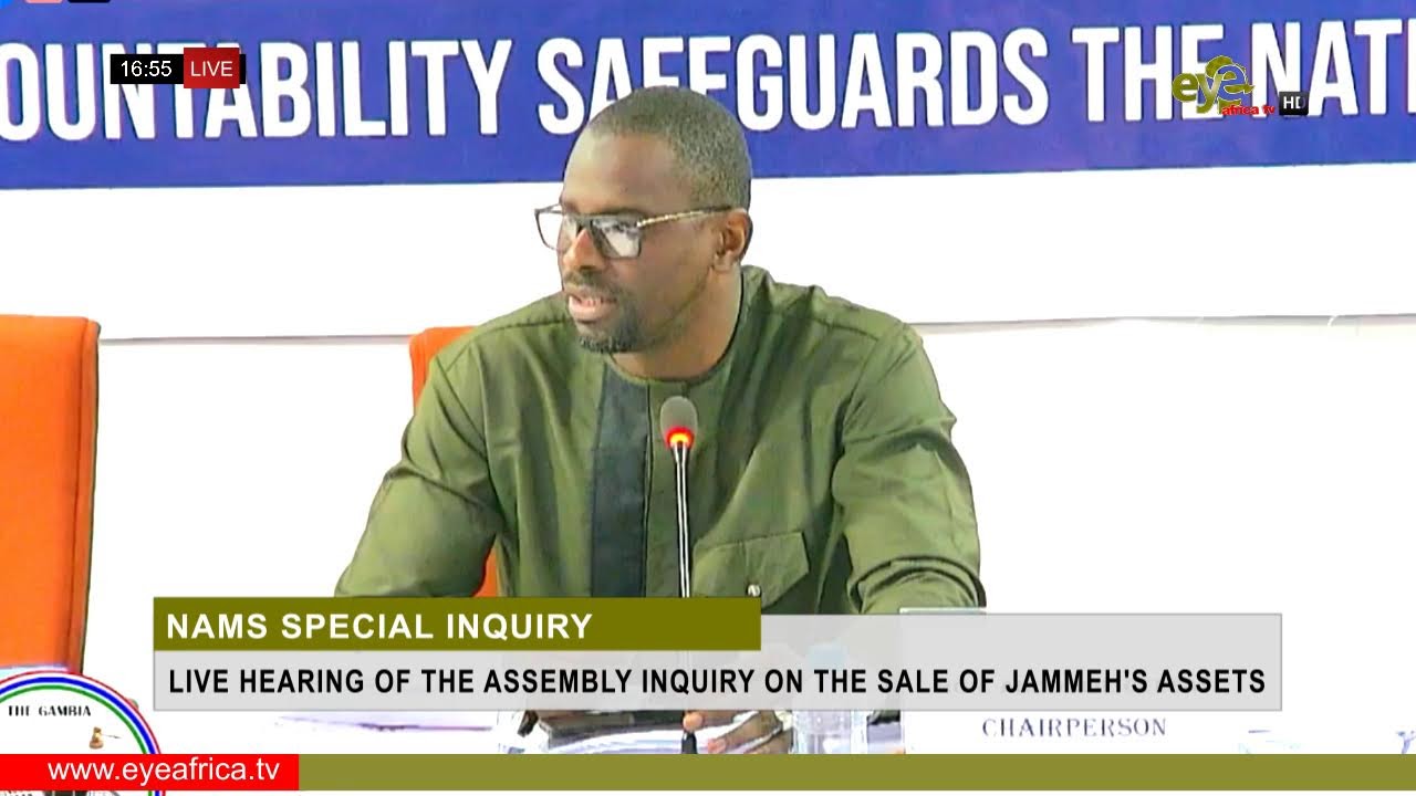 AMIE BENSOUDA: LIVE HEARING OF THE ASSEMBLY INQUIRY ON THE SALE OF JAMMEH'S ASSETS PT2