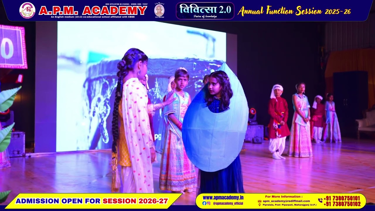 This Dance Will Make You Think | Save Water Performance | Vivitsa 2.0 | APM Academy Maharajganj