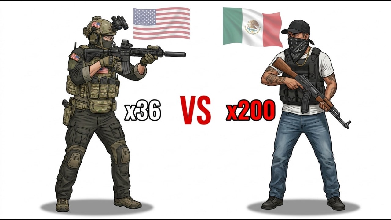 Delta Force vs 200 Cartel Gunmen: Rescue or Death