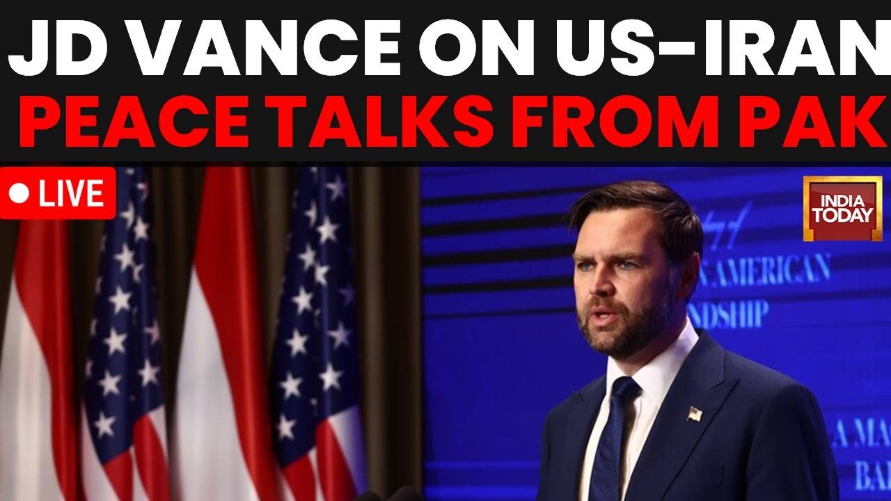 Iran-US Peace Talks LIVE: JD Vance Delivers Key Remarks on Iran-US Peace Talks in Islamabad