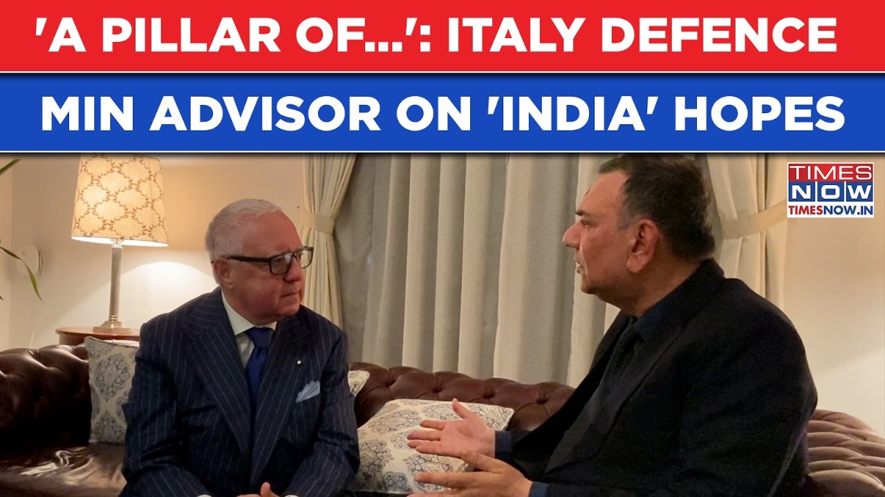 India, EU FTA & Italy's Hopes & More: Meloni's Defence Ministry Advisor Speaks To Times Now| Watch