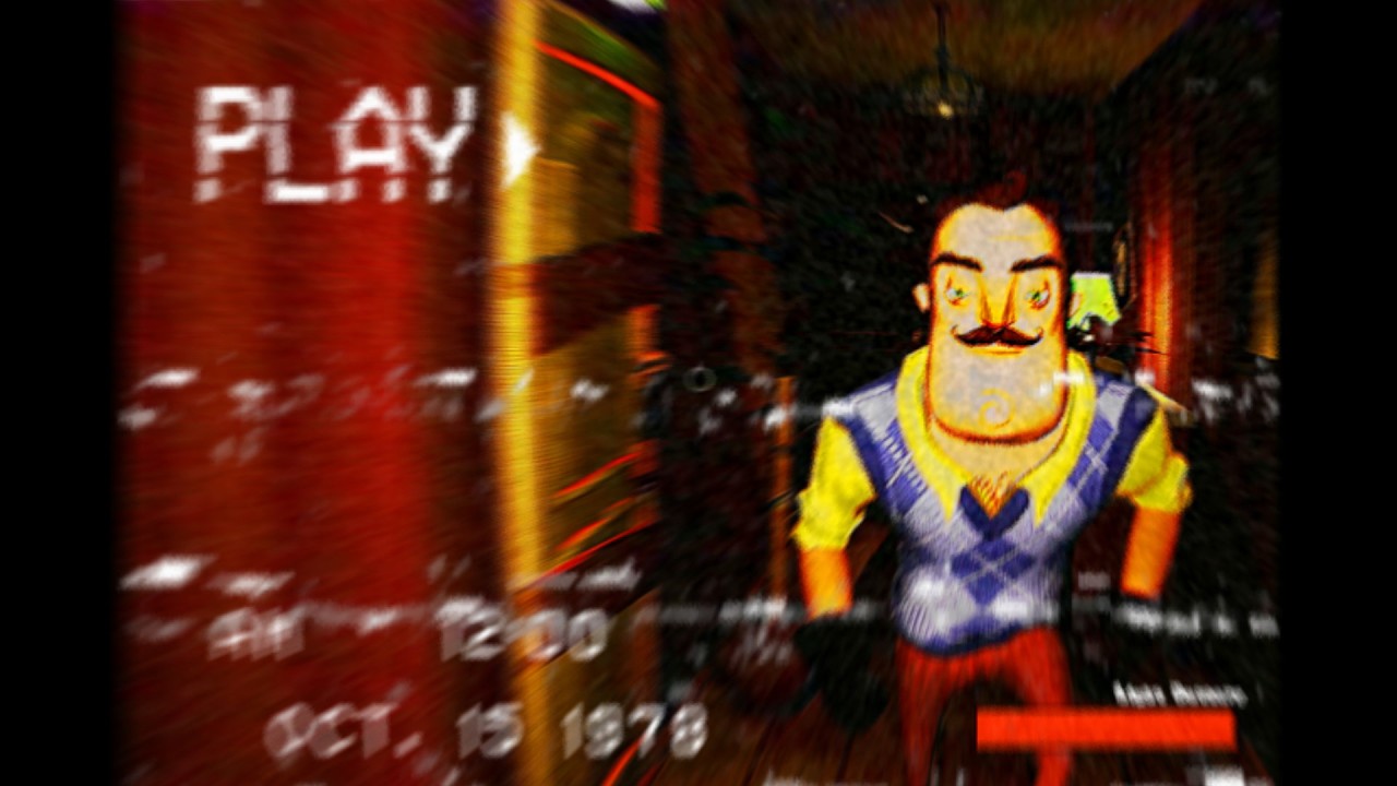 They Turned Hello Neighbor Into an ANALOG HORROR (nah fam)