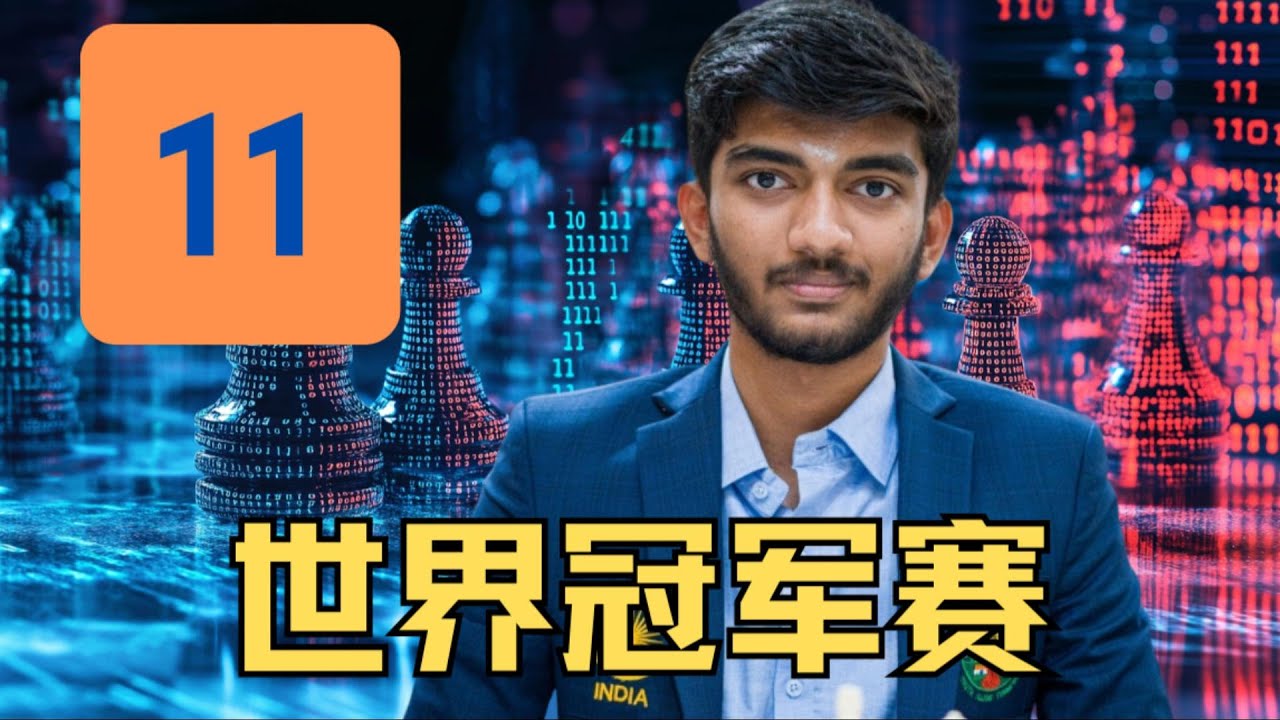 顶级算力的碰撞！世界冠军赛第十一轮讲解！古克什vs丁立人！