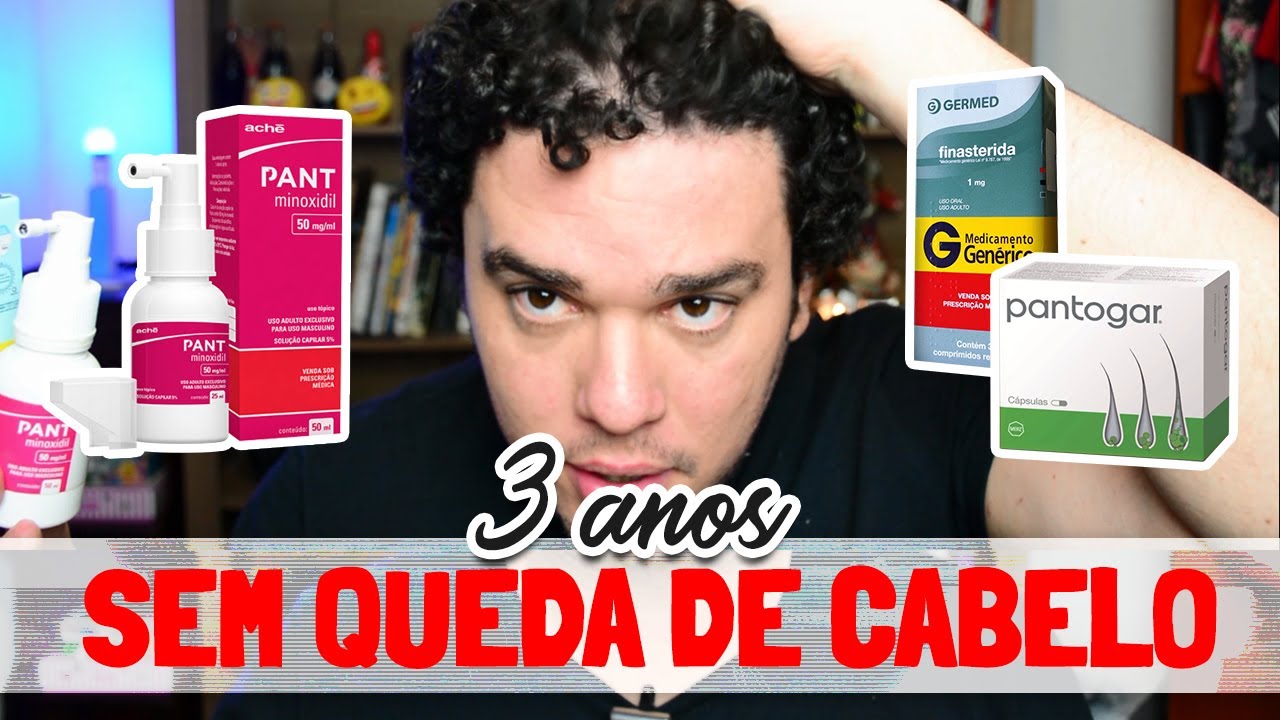 3 anos usando Finasterida, Minoxidyl e Pantogar  - Queda de cabelo nunca mais!