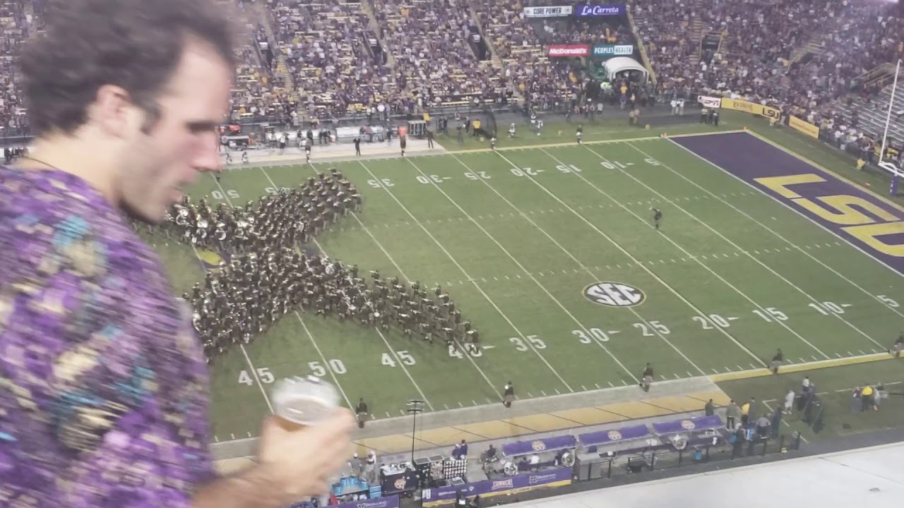 The Aggies have a pretty amazing band!
