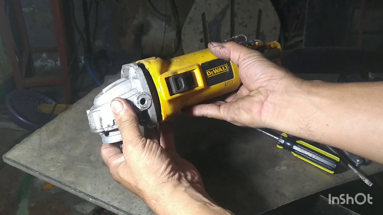DeWalt Grinder repair ( Carbon brush replacement and maintenance)
