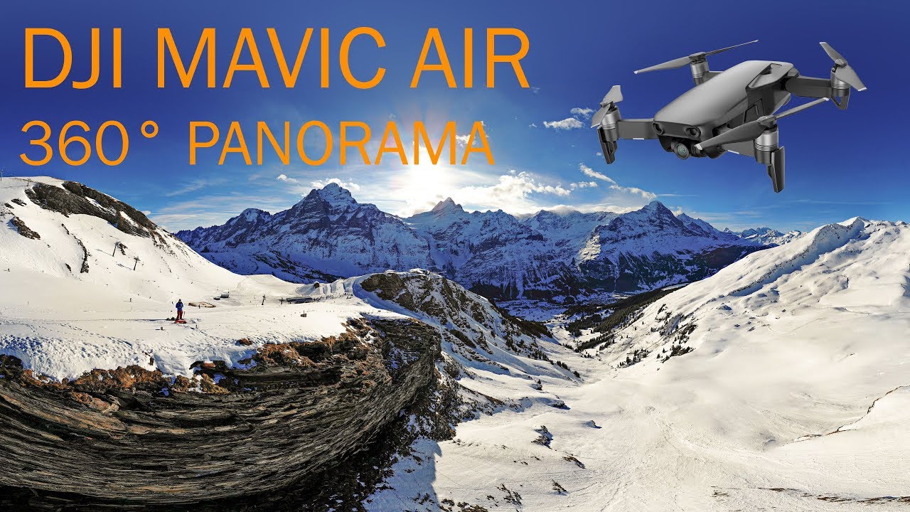 DJI MAVIC AIR 4K 360°  Panorama with XML import