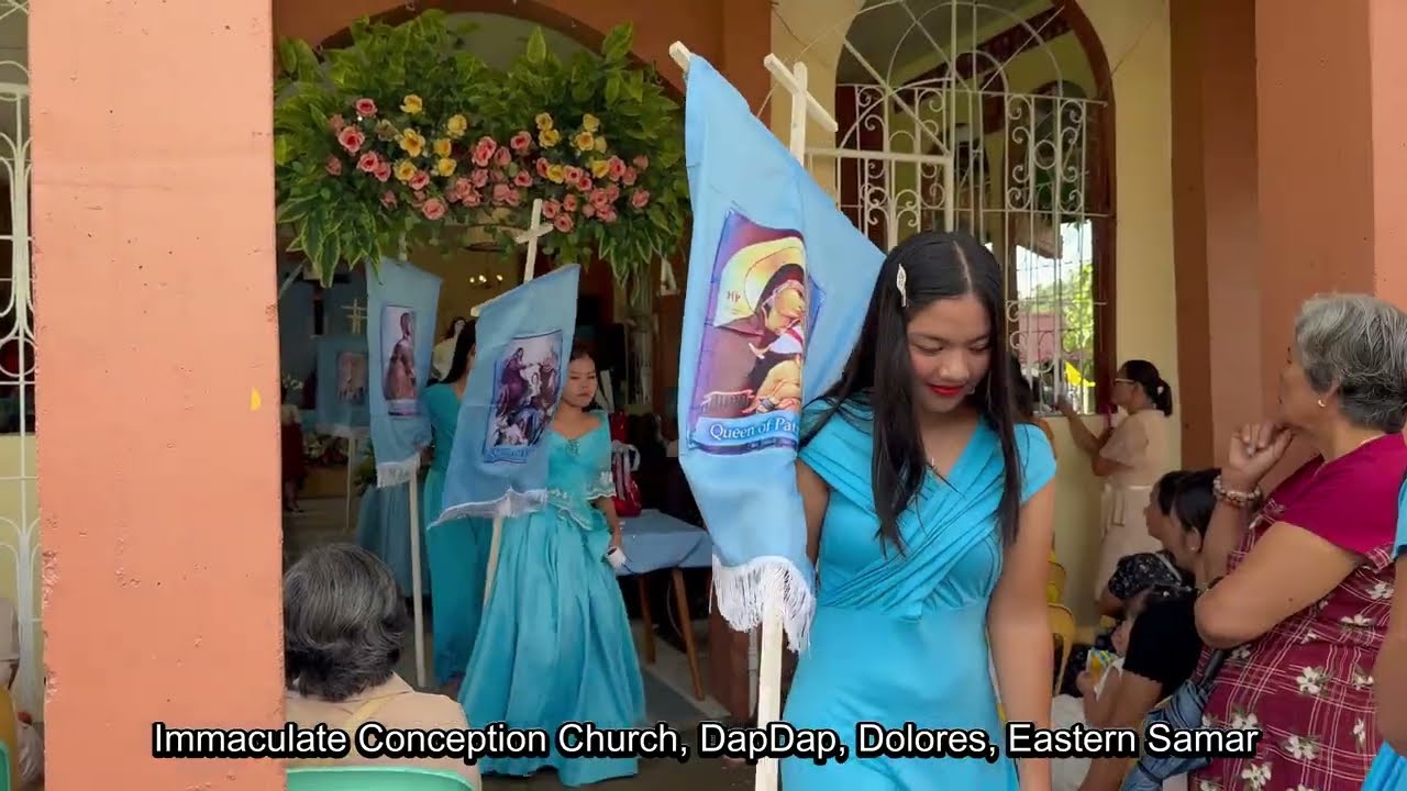 Dapdap Community Procession for the Feast of the Immaculate Conception (4K)
