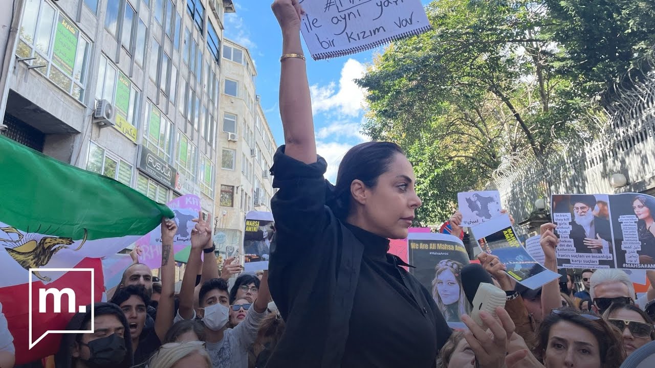 The killing of #mahsaamini: Iranian women protest in Istanbul