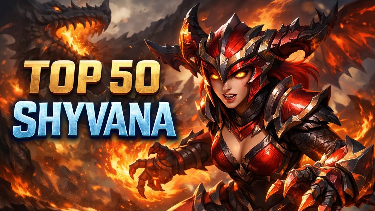 TOP 50 SHYVANA DOMINATES RANKED 🐉 Road to Legend | Wild Rift