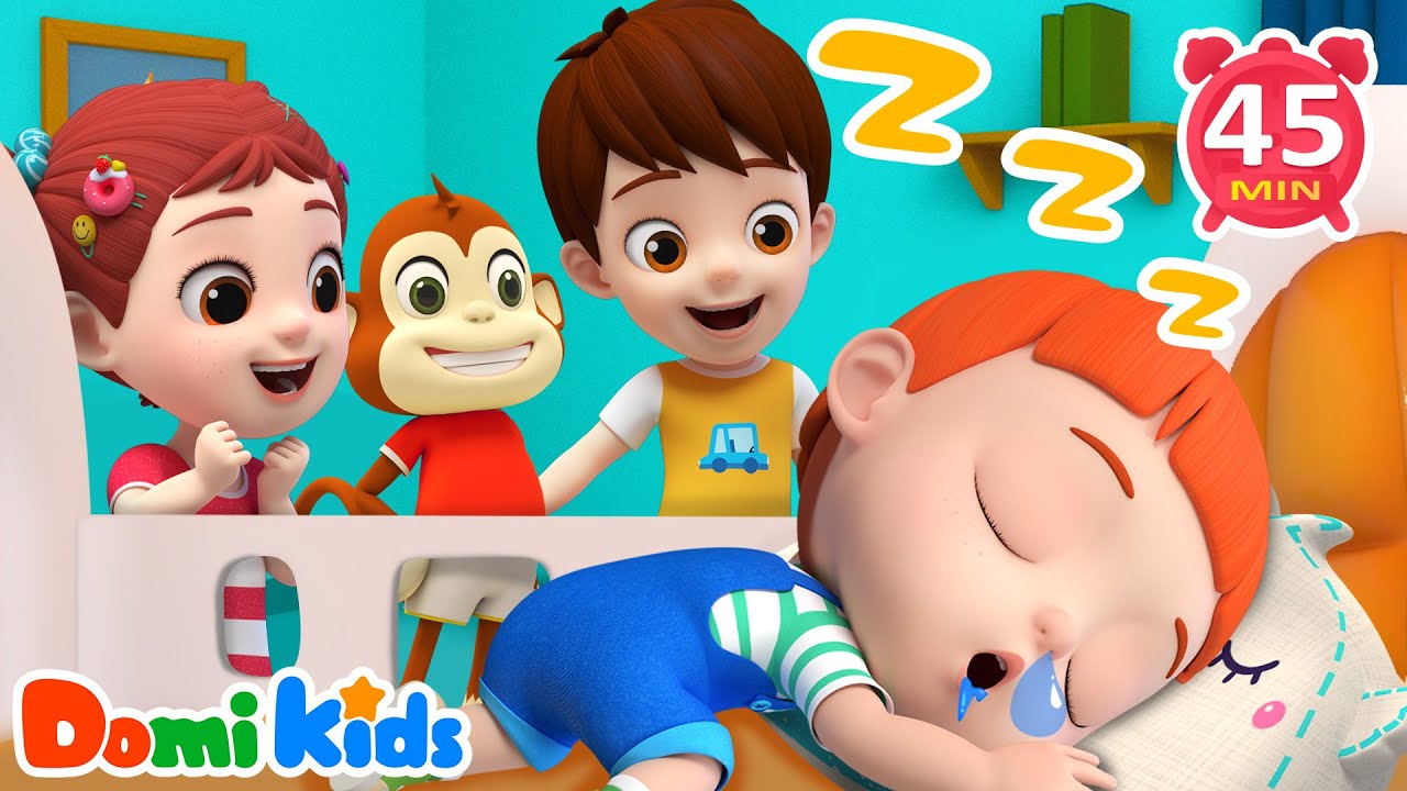 Ten in the Bed Roll Over! 🛏️🎵 | Fun Kids Songs & Nursery Rhymes | Educational Songs | Domi Kids