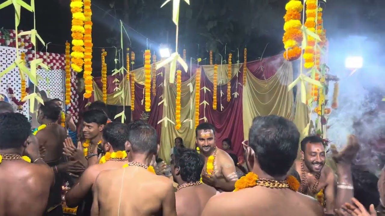 Ayyappa swamyy padi puja ❤️‍🔥🙏🏻#ayyappa #tamil #bajan #kerala #ayyappaswamypadipooja #telugu