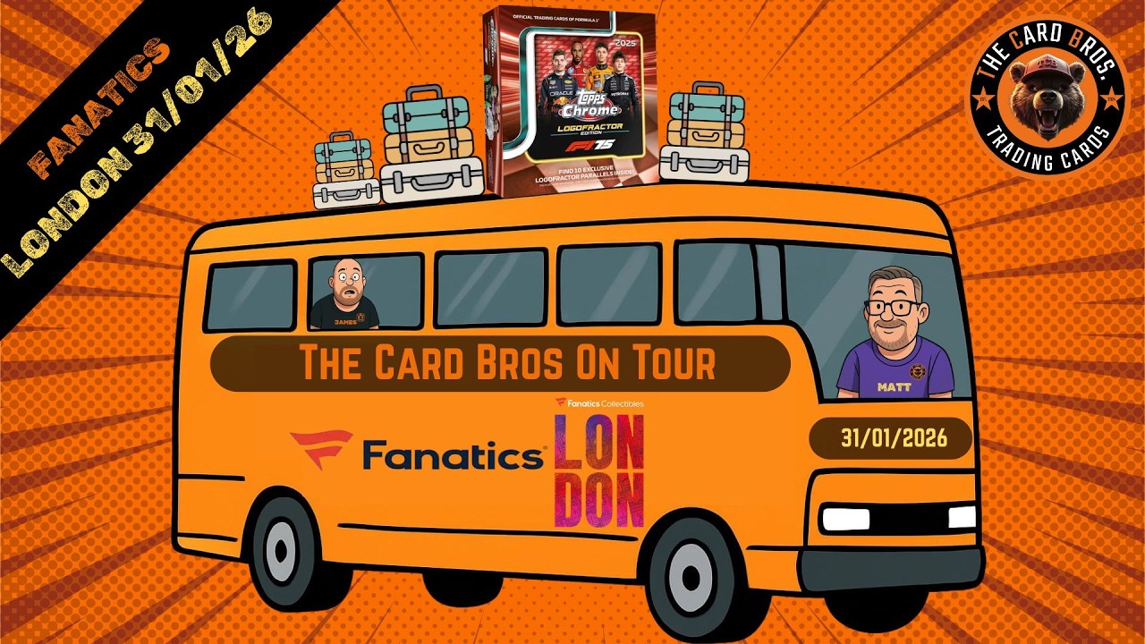 Бонусное видео - Fanatics London, летняя автограф-сессия Topps и хромированная карточка F1 Logofr...