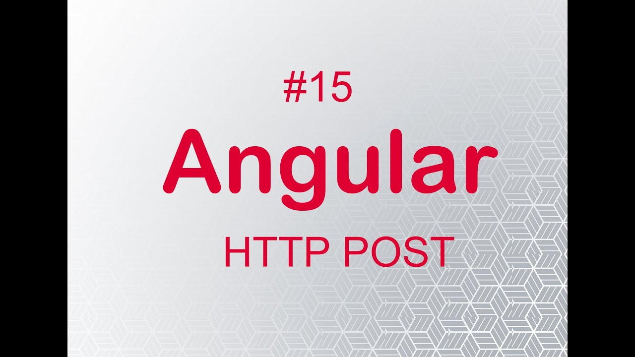 15 - Angular - HTTP POST