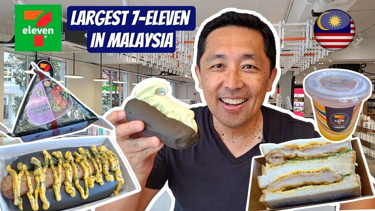 Biggest 7 Eleven in MALAYSIA! 🇲🇾 Amazing 7 Eleven convenience store food selections!