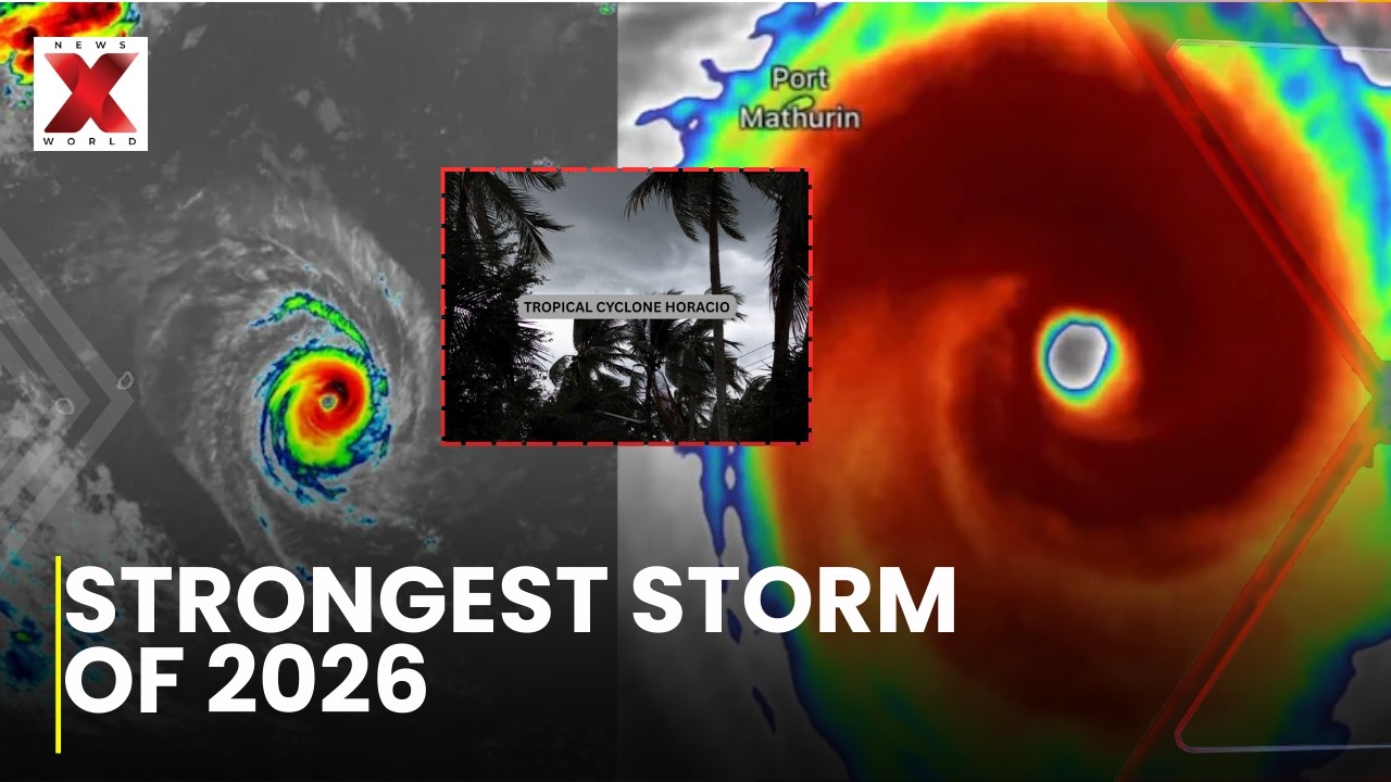 Tropical Cyclone Horacio :Indian Ocean cyclone reaches Category 5 strength| NewsX World