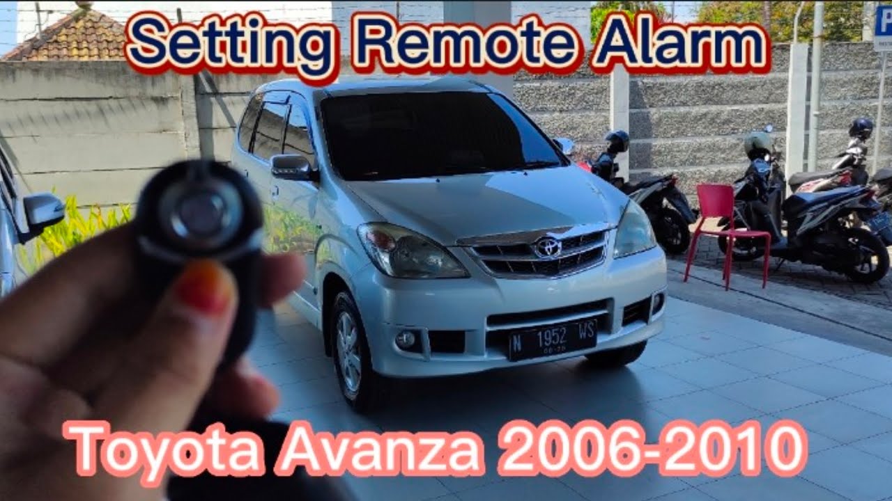 Установка бесшумной и небесшумной сигнализации Toyota Avanza 2006-2010