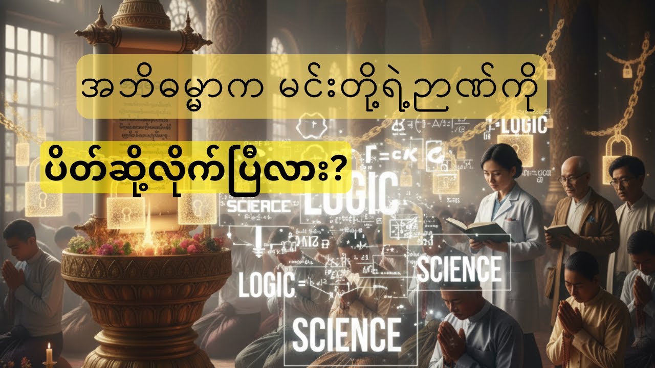 အဘိဓမ္မာက မင်းတို့ရဲ့ ဉာဏ်ကို ပိတ်ဆို့လိုက်ပြီလား? | (ယနေ့ထိတိုင် ခိုင်မာအားကောင်းဆဲ ရုပ်ဝါဒတမျိုး)