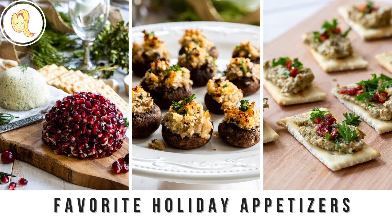 Favorite Holiday Appetizer Recipes | quick & easy, plant-based, vegan, gluten-free options