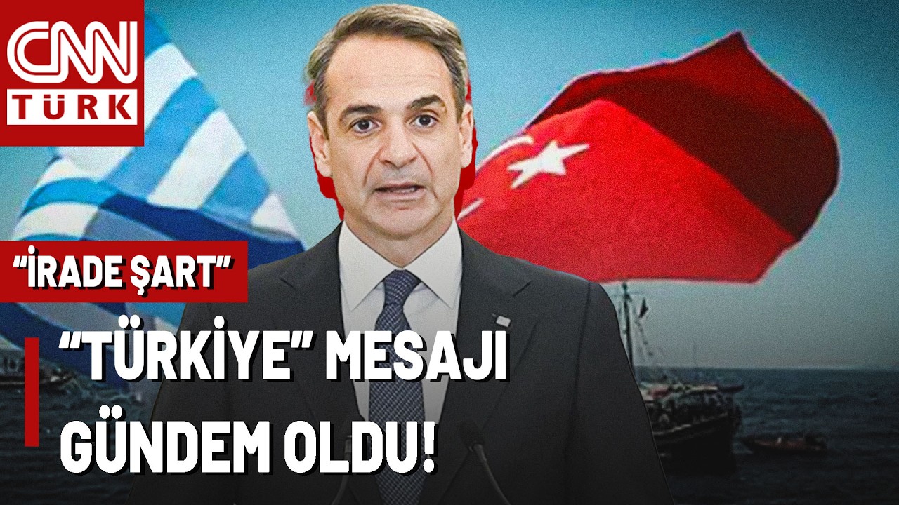 Mi&ccedil;otakis'ten Kritik T&uuml;rkiye &Ccedil;ıkışı! Dikkat &Ccedil;eken A&ccedil;ıklama: T&uuml;rkiye İle İlişkilerde İrade Şart!