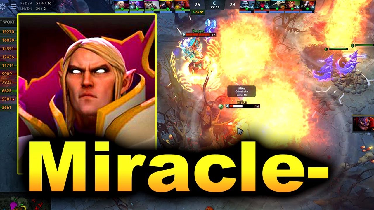 MIRACLE- SUNSTRIKE GOD - PRO INVOKER VS PUB DOTA 2