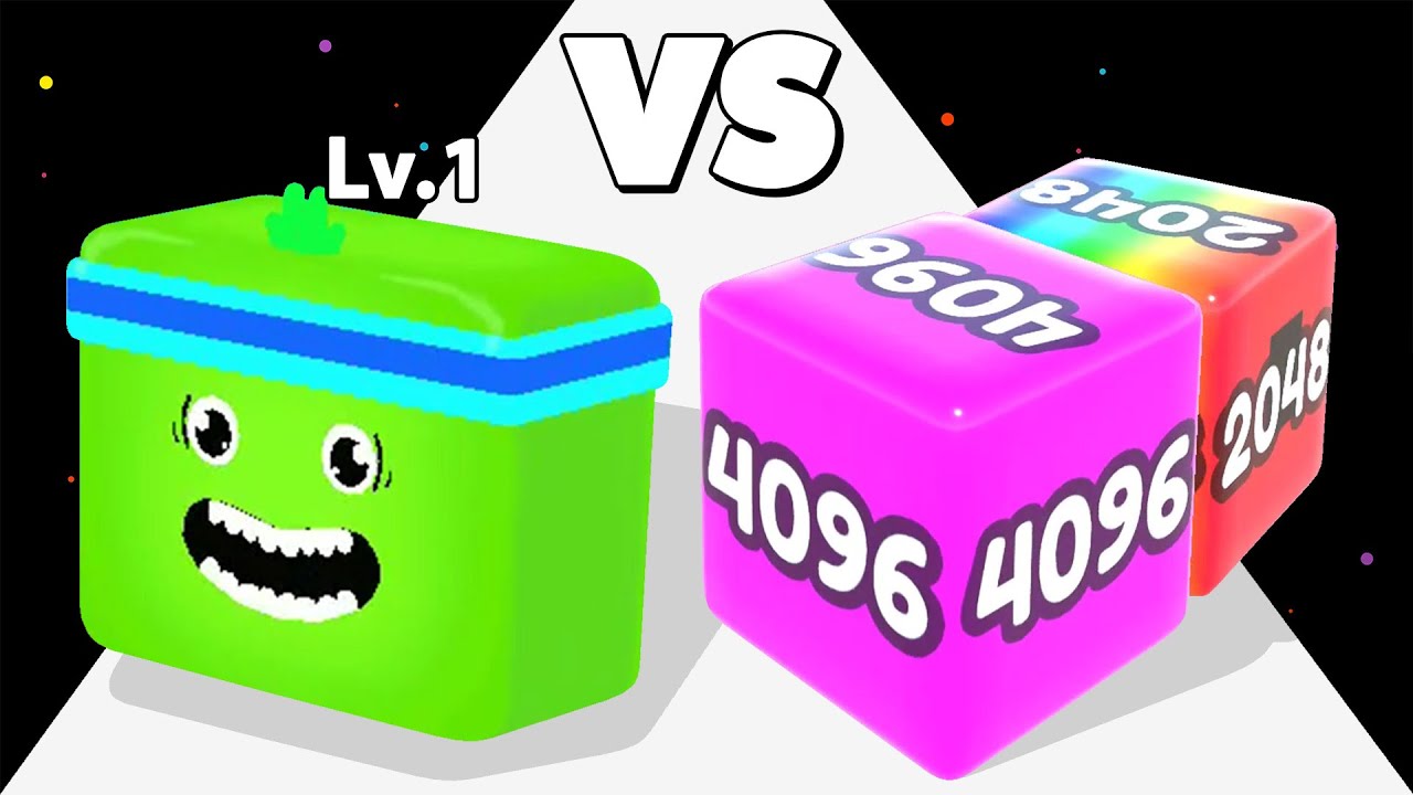 JELLY SHIFT 3D (vs) JELLY TUBE RUN 2048 GAME