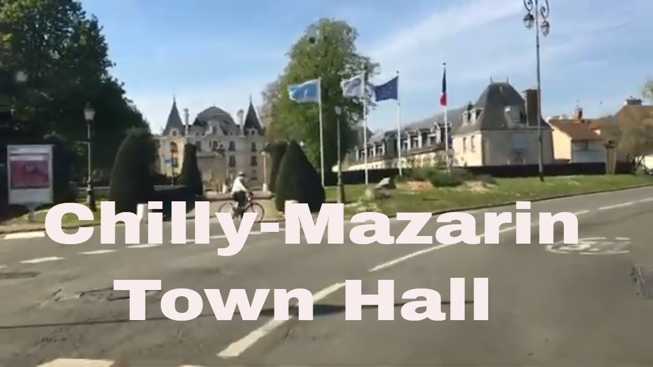 Chilly-Mazarin Town Hall 4K- Driving- French region