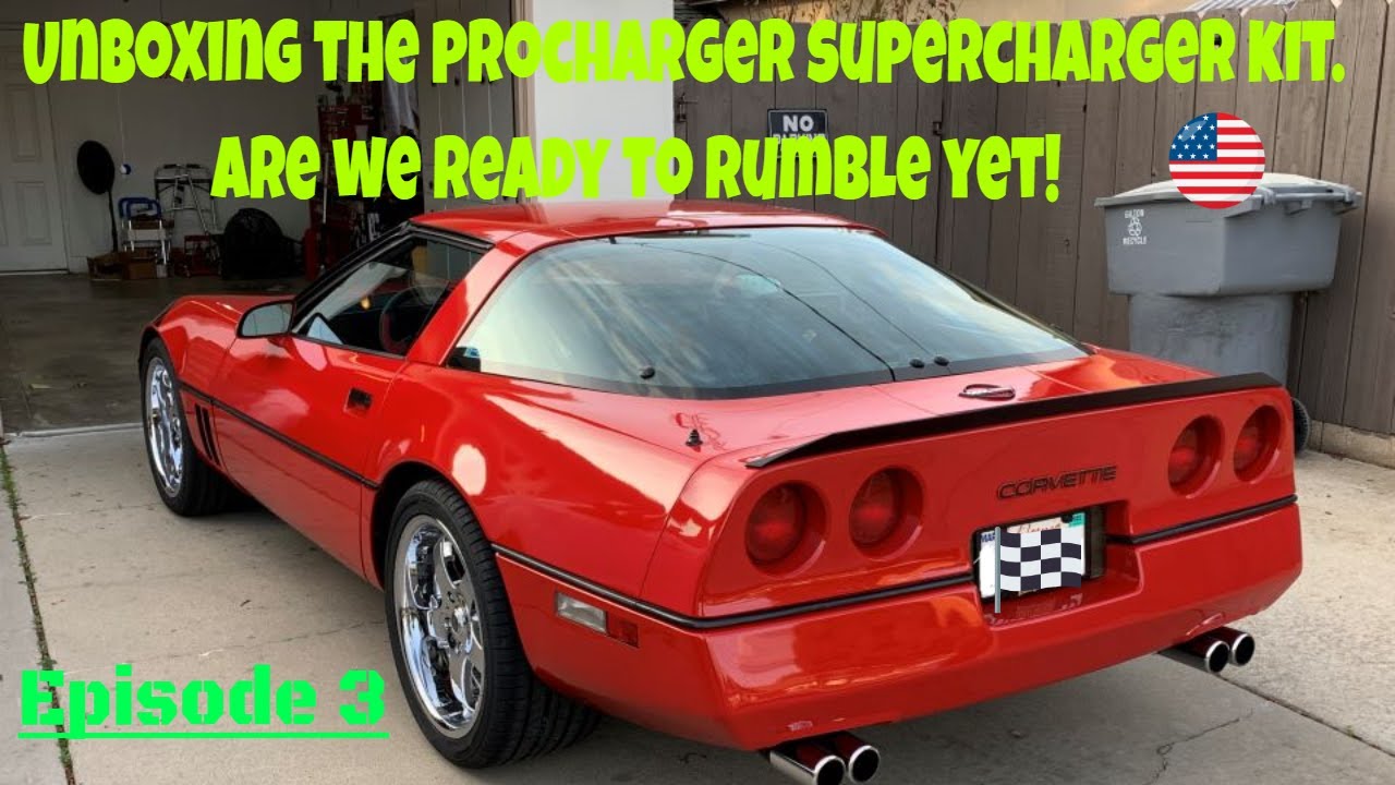 Unboxing the corvette's supercharger kit episode three