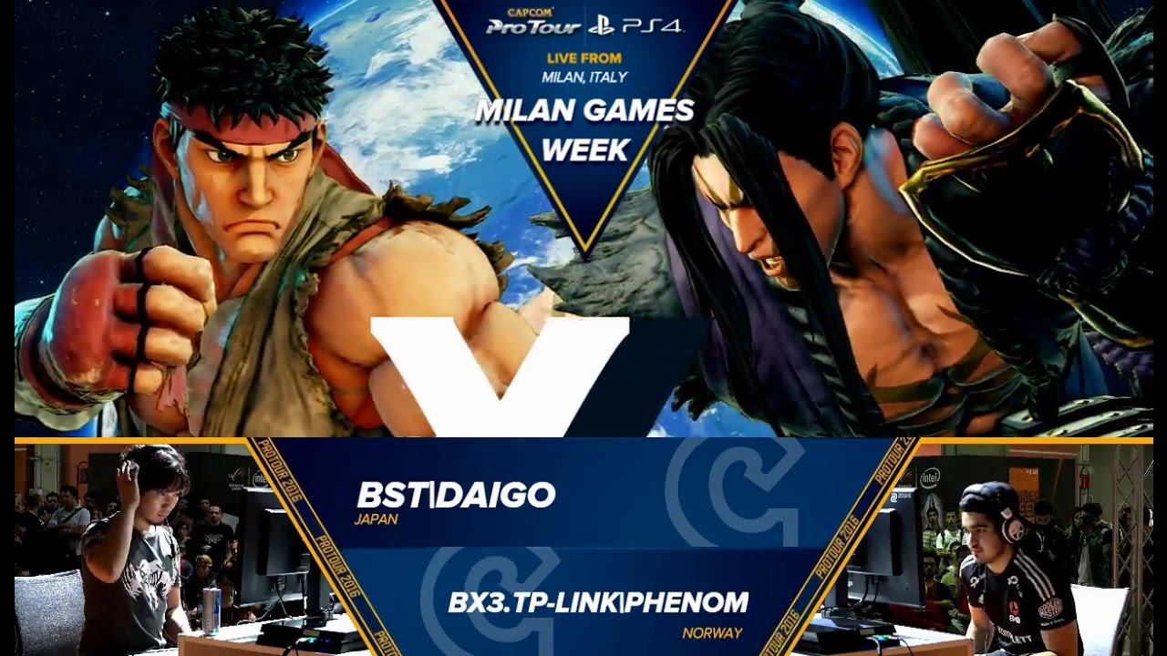 Daigo (Ryu) vs Phenom (Necalli) - EU Regional Finals 2016 - Winner's Finals