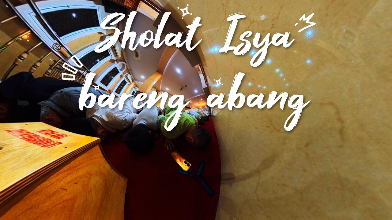 🎬 Night Walk to Mosque | Sholat Isya Bareng Abang | February 14, 2026