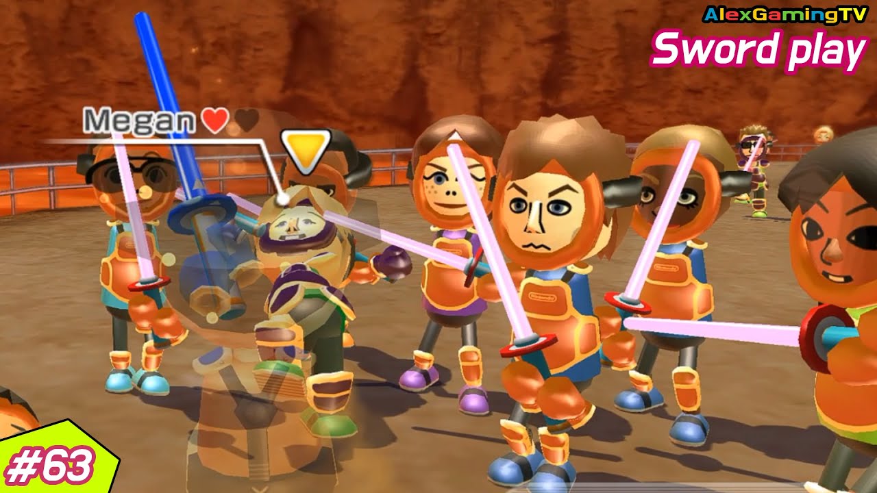 Wii Sports Resort Swordplay walkthrough (Wii 스포츠리조트 검술, 검술연속대련 ) for Wii ( Learning 10 Stage Clear )