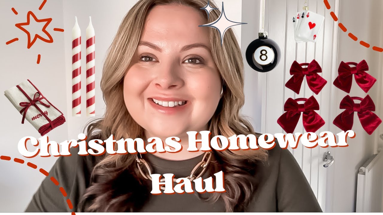 VLOG: Epic Christmas Homewear Haul from Homesense, Dunelm, the Range, and H&M!