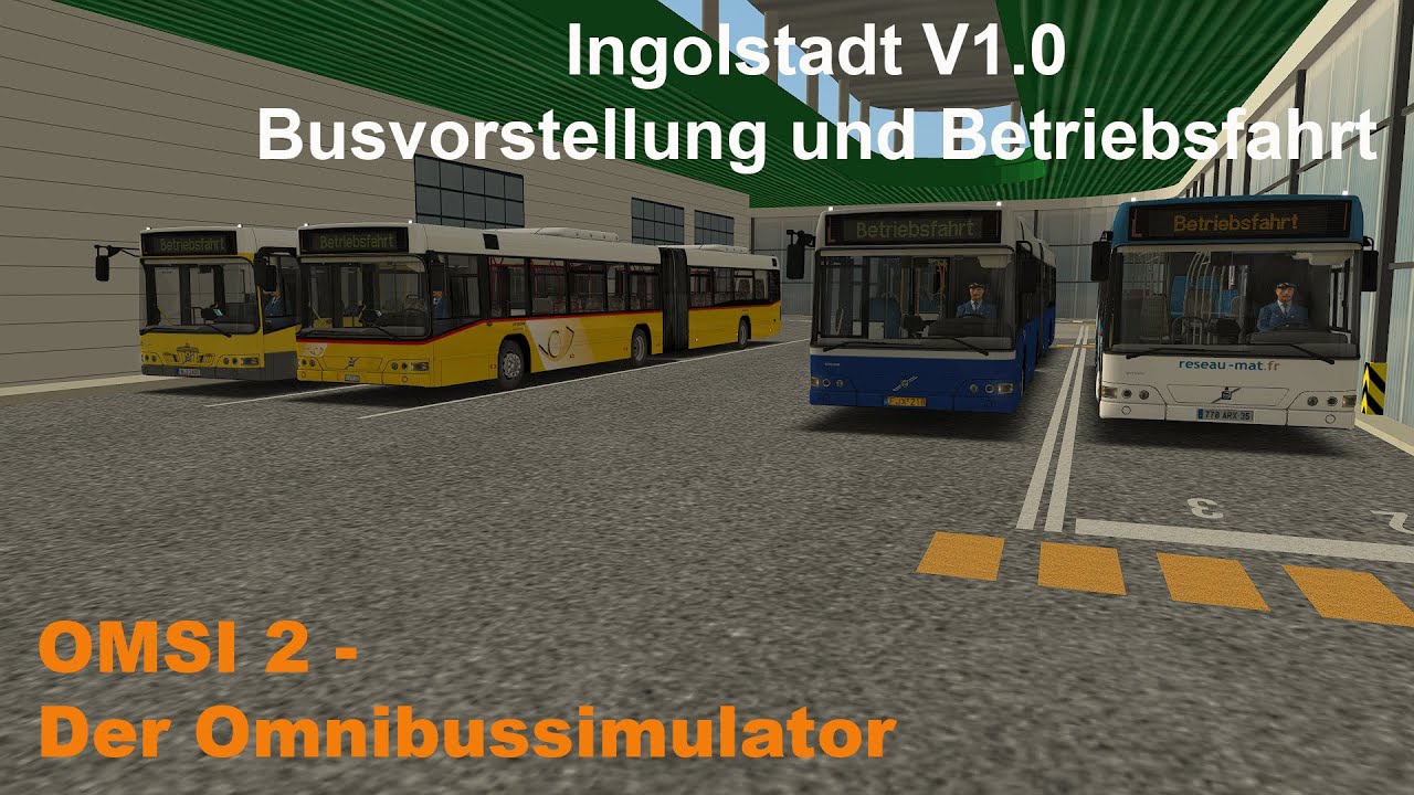 Ingolstadt V1.0 Busvorstellung und Betriebsfahrt Volvo 7000/7700