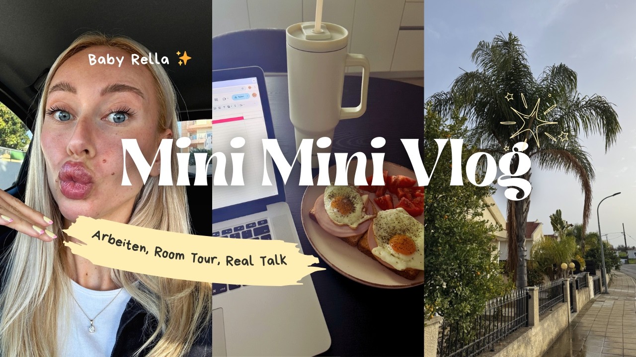 Mini Mini Vlog ✨ Arbeiten - Room Tour - Real Talk