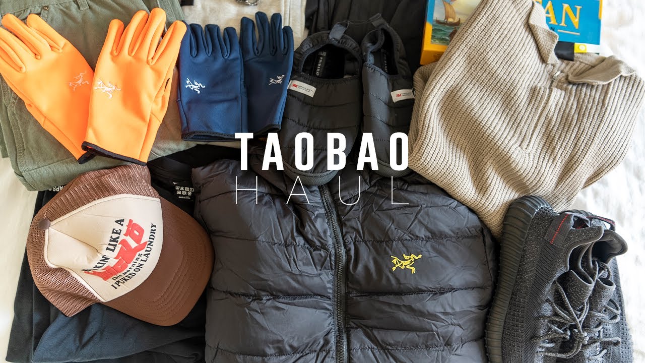TAOBAO HAUL | Arcteryx Thorium, Carhartt Double Knee, Chrome Hearts, Yeezy Reflective + Fit Pics