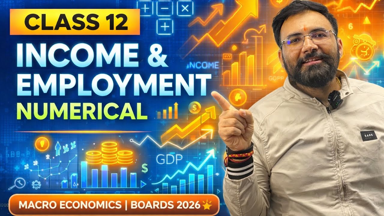 Income & Employment Numericals | Class 12 Macro Economics | Boards 2026