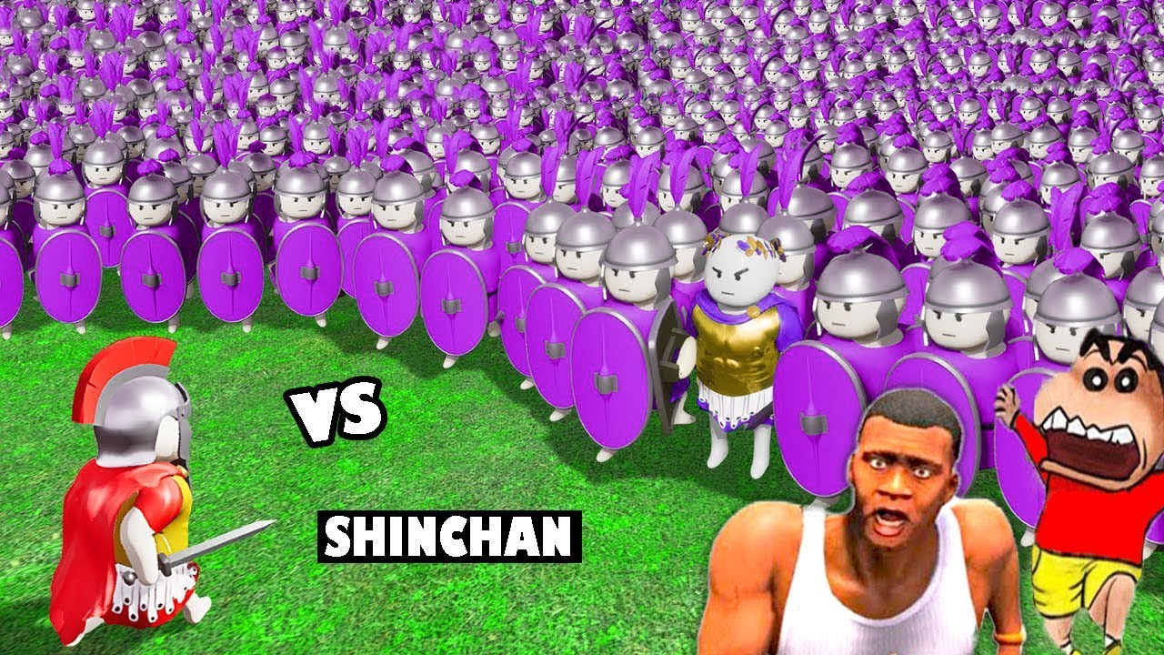 CHOP BIGGEST ARMY BATTLE against SHINCHAN and AMAAN-T in SHIELDWALL