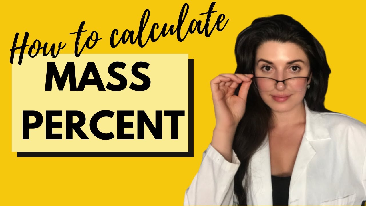 How to Calculate MASS PERCENT (mass percentage) | Chemistry with Cat