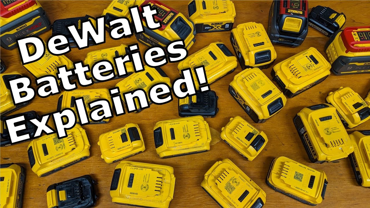 Every Dewalt Battery Explained Including PowerStack and Flexvolt