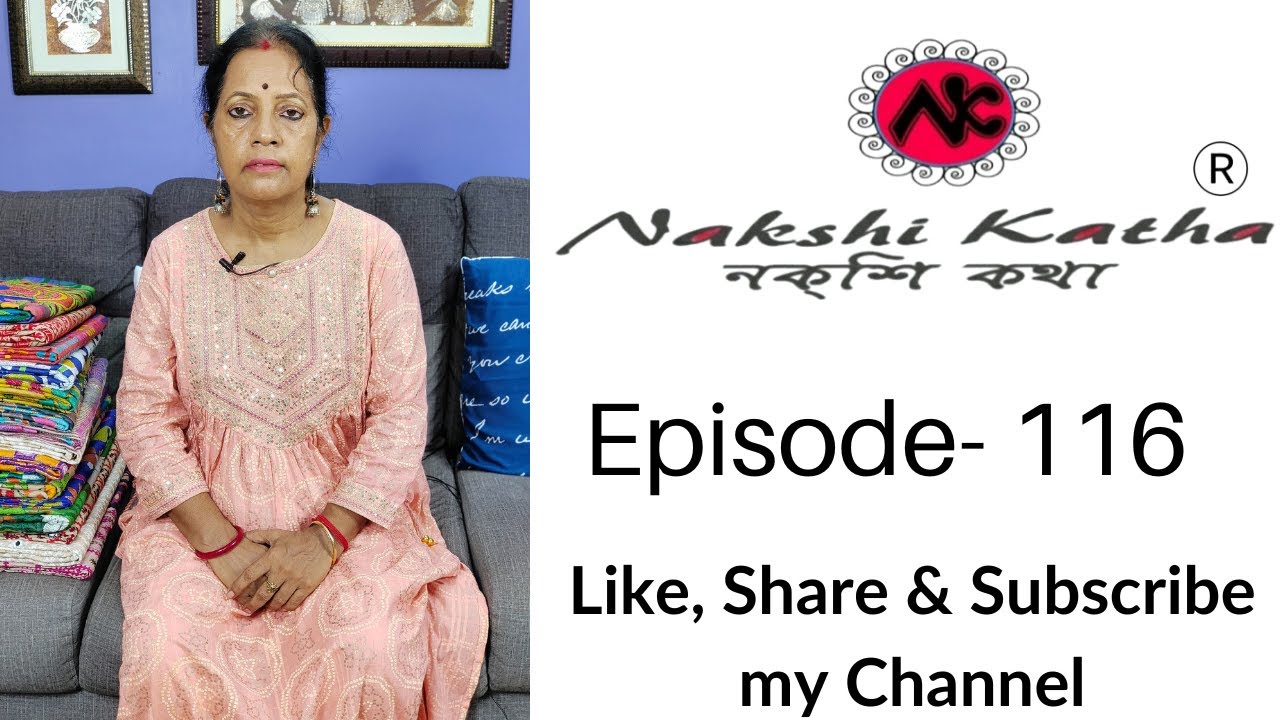 Nakshi Katha® || Episode- 116 || Gachhi Tussar CutWork, Batik, Silk Batik Episode || #gachhi #tussar