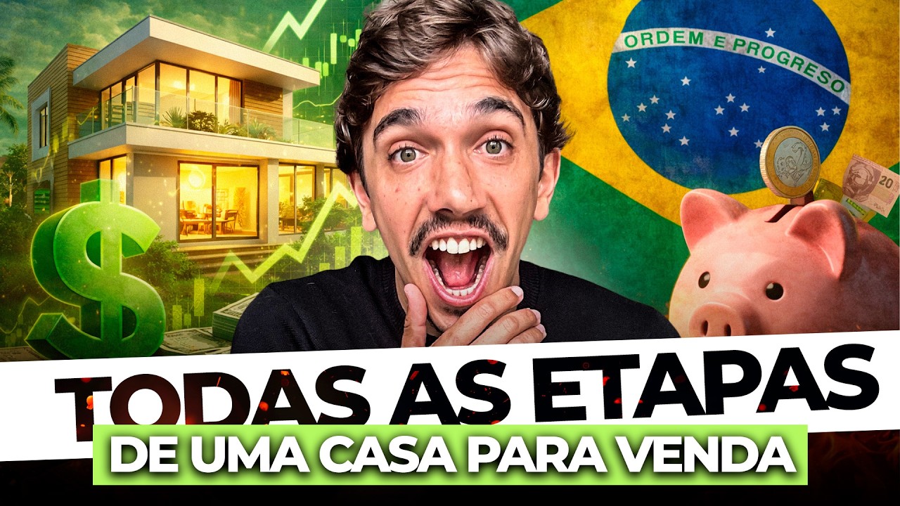 AS 14 ETAPAS DA CONSTRUÇÃO DE UMA CASA FINANCIADA PARA VENDA (Abrindo Todos os Detalhes)