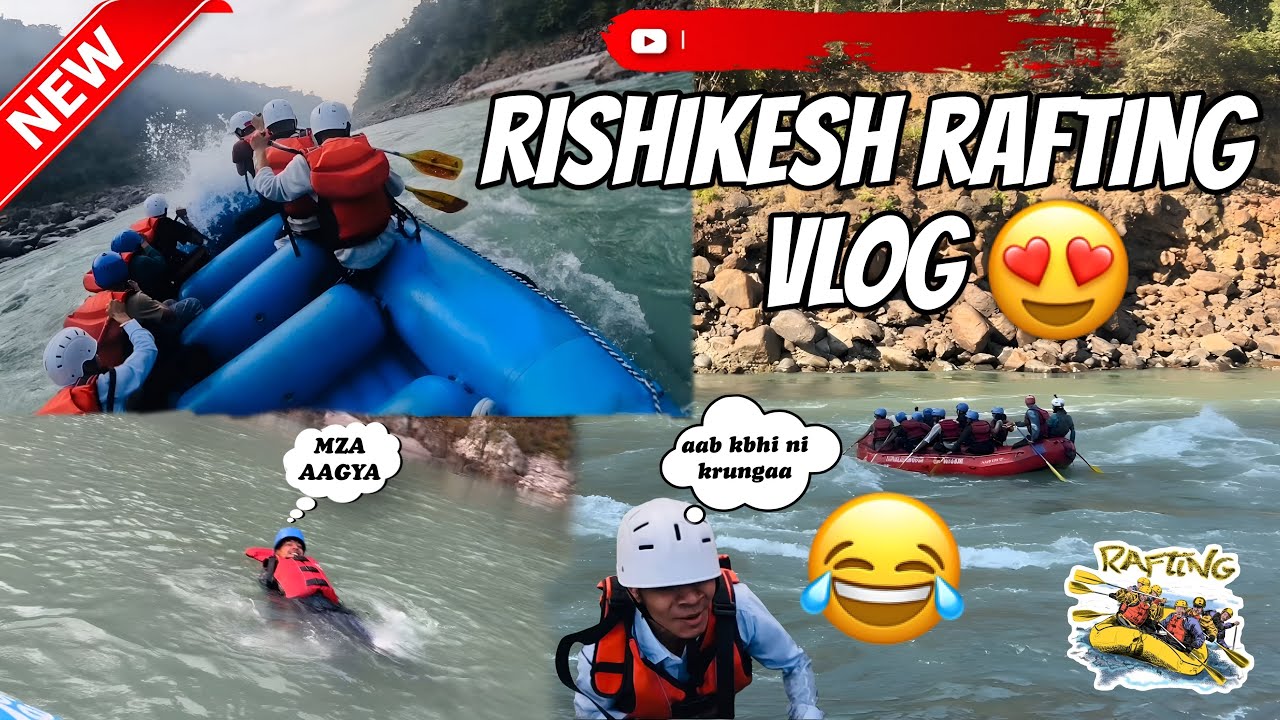 Yeh Rafting Trip Yaad Rahegi Zindagi Bhar!😱😵‍💫 Rishikesh Adventure (kafi maza aaya aaj toh 😍❤️)