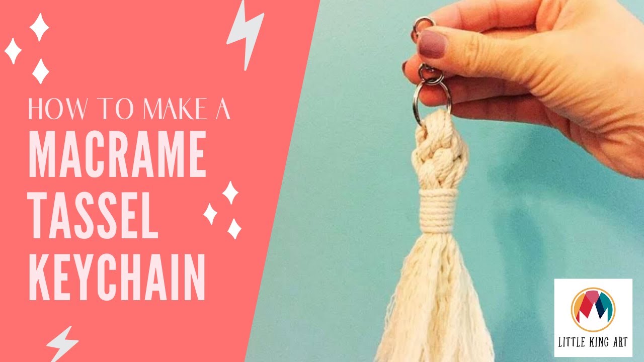 How to make a Macrame Tassel Keychain