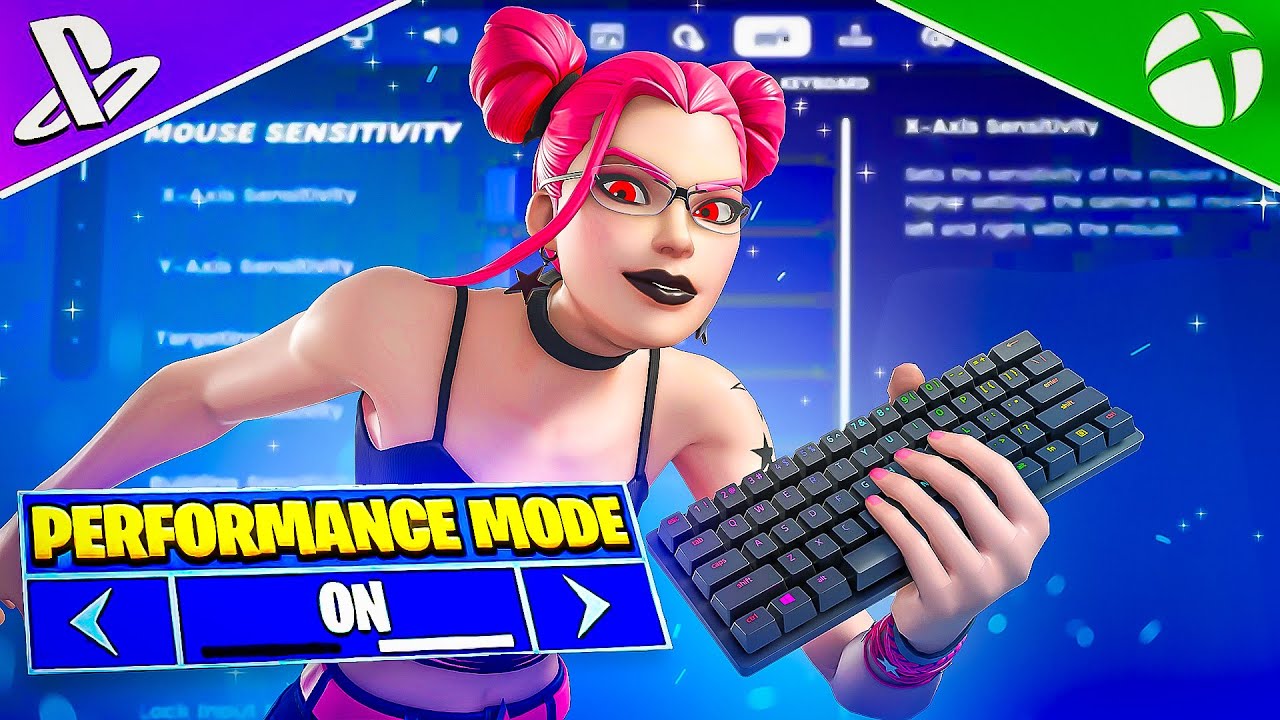*NEW* Console Performance Mode Setting + BEST Chapter 5 Season 4 Keyboard & Mouse Settings
