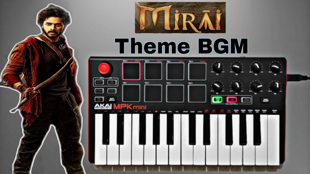 Mirai BGM | Mirai Theme BGM | Piano Cover  | Teja Sajja | Karthik | Hari Gowra