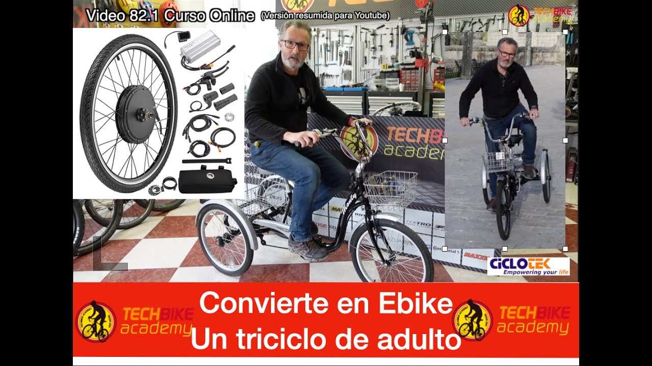 Convierte en Ebike un triciclo