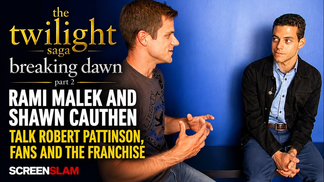 The Twilight Saga: Breaking dawn Part 2: Rami Malek Talks Robert Pattinson, Fans and the Franchise