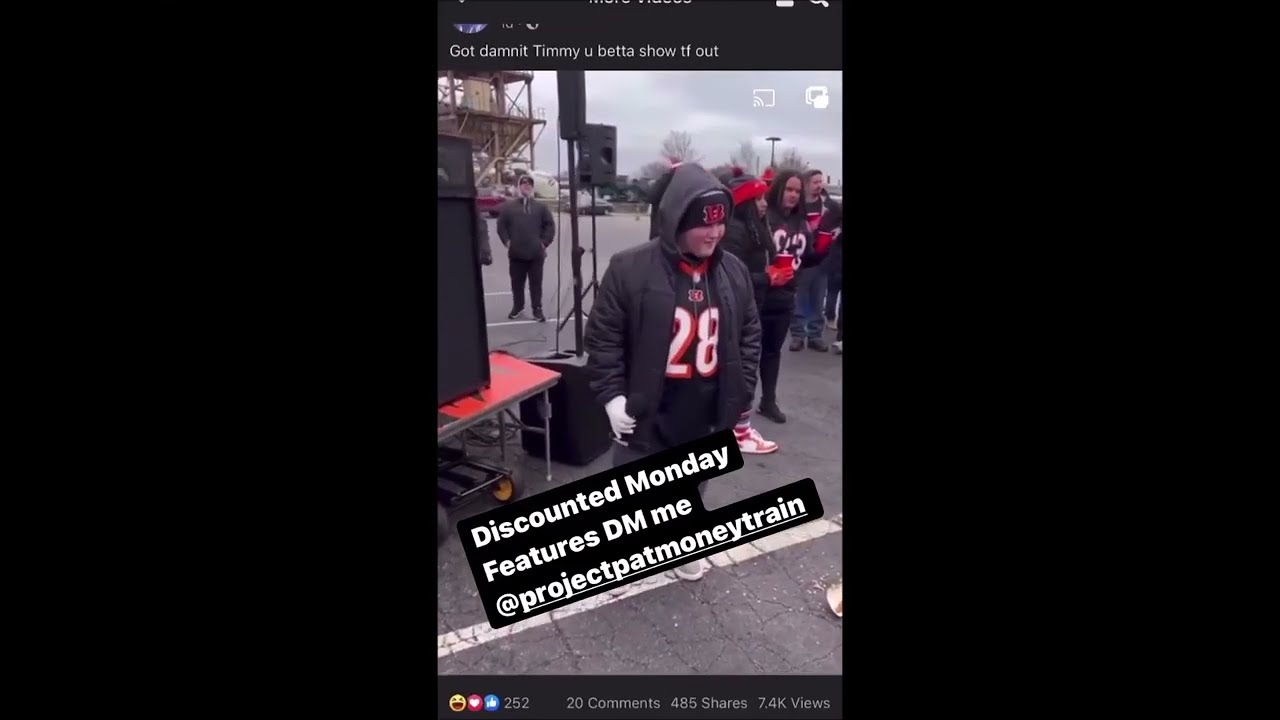Bengals kid raps Knife Talk by Project Pat, 21 Savage & Drake